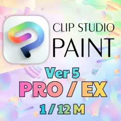 Clip Studio Paint Subscription v5 (PRO / EX) | 1 Year / 1 Month