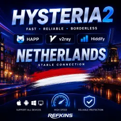 VPN NETHERLANDS VLESS PERSONAL AUTODELIVERY PRIVATE VPN PREMIUM UNLIMITED