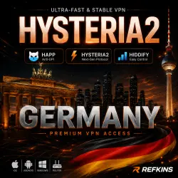 VPN GERMANY VLESS PERSONAL AUTO-DELIVERY 24/7 PRIVATE VPN PREMIUM UNLIMITED