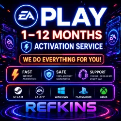 EA PLAY SUBSCRIPTION 1-12 MONTHS EA APP/ORIGIN/PC/STEAM