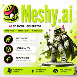 Meshy AI PRO SUBSCRIPTION – 1 MONTH PRIVATE ACCESS