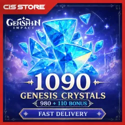 Genshin Impact 980+110 Crystals | Global | By logging into the account | X2 ON THE FIRST REPLENISHME