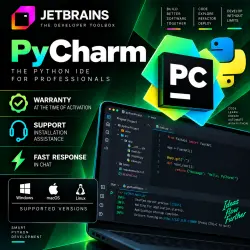 Pycharm JetBrains Key 11.12.2026/11.09.2027