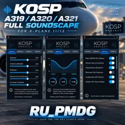 KOSP - A319 / A320 / A321 Full Sound for X-Plane11/12