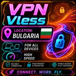 VLESS VPN (Bulgaria) | Auto Delivery | Low Ping