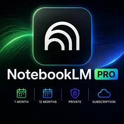 NotebookLM Pro 1 месяц/12 месяцев/частный/подписка