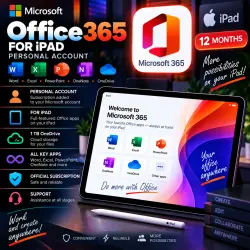 Microsoft Office 365 for iPad 12-month account