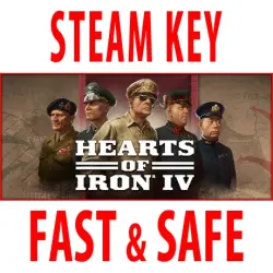 Hearts of Iron IV + 8 DLC (STEAM KEY) RUSSIA + CIS