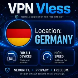 VPN VLESS Germany | Low Ping | Auto Delivery