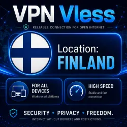 VPN VLESS Finland | Low Ping | Auto Delivery