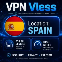 VPN VLESS Spain | Low Ping | Auto Delivery