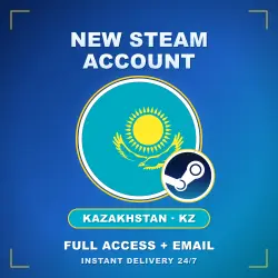 New STEAM account | Kazakhstan (KZ) | Full access and mail