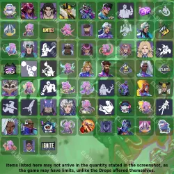 Marvel Rivals Твич Дропсы 66 предметов