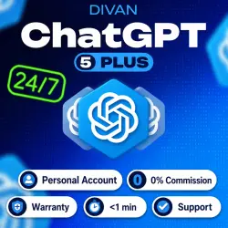 24/7 | Personal account with ChatGPT Plus for 1 MONTH