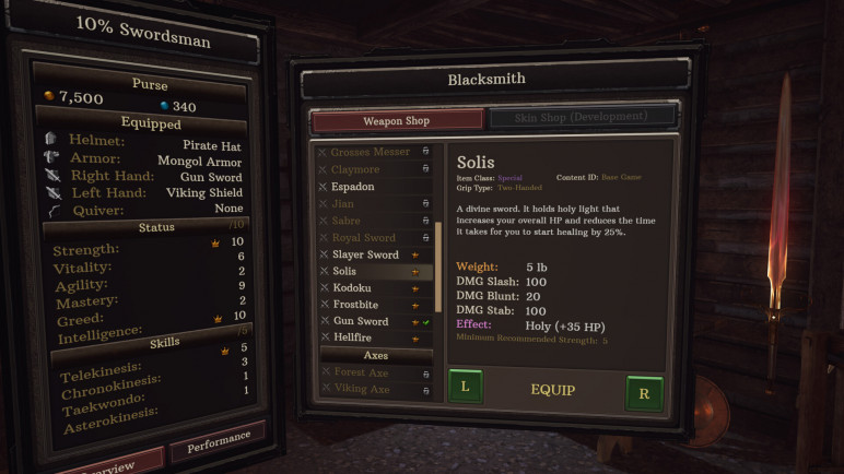 Swordsman VR – Accounts – image 6